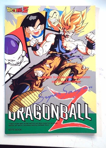 Livre notes dragon ball z - notes,