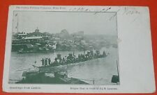 CPA CARTE POSTALE 1908 CHINE CANTON DRAGON BOAT IN FRONT OF I.C.M. CUSTOMS
