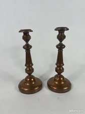 Ancien Bougeoir En Cuivre