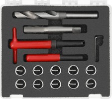 KIT DE REPARATION DES FILETAGES M16 x 200 de TYPE HELICOIL 15 PIECES