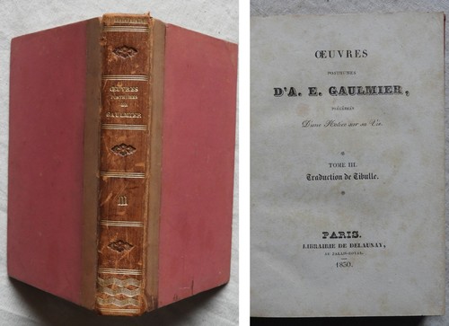 Oeuvres posthumes gaulmier - oeuvres,