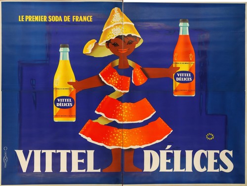 Affiche poster vittel - ,