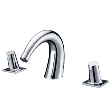 Design 3 Trou Mitigeur Robinet Baignoire Lavabo Sanlingo ISEO Chrome
