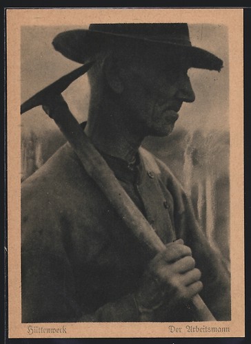 Mineur avec une pioche usine - une, pioche,