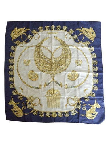 écharpe hermes carre soie - hermes, 90