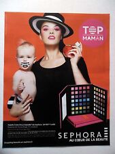 PUBLICITE-ADVERTISING :  SEPHORA Top Maman  2016 Palette Color Maquillage