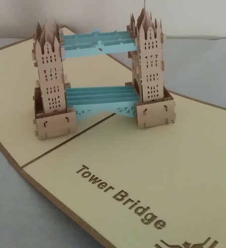 Carte voeux pop tower - pop-up,