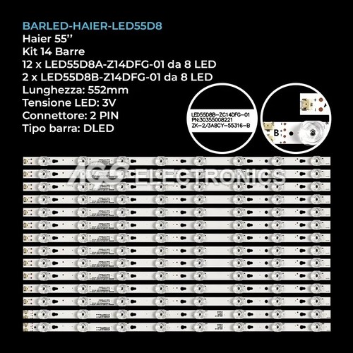 Kit barres led haier - barres, tv
