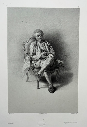 Liseur lithographie fac simile - liseur,