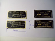militaria ww2 U.S. 4 plaques
