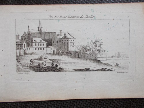 Gravure couvent bons hommes - gravure,