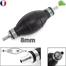 POMPETTE 8 MM POIRE D'AMORCAGE POMPE CARBURANT GASOIL ESSENCE DIESEL CLAPETTE