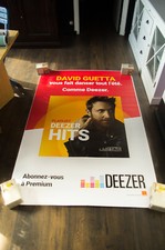 DAVID GUETTA ? PLAYLIST French Vintage Advertising Music Poster Original 2018