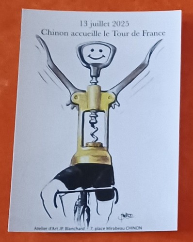 Cyclisme carte postale - postale, ville