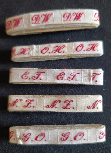 Lot ancien ruban initiale - ancien,