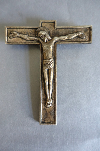 Ancien crucifix applique en - ancien,