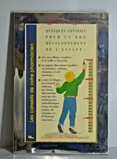 ANCIEN AFFICHE INFO VITRINE DE PHARMACIE TABLEAU PLEXI ENFANT LITHOGRAPHIE 