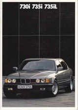 Catalogue Brochure BMW 730i / 735i / 735iL E32 2/1987 France