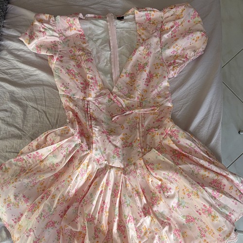 Robe femme midi rose - , floral