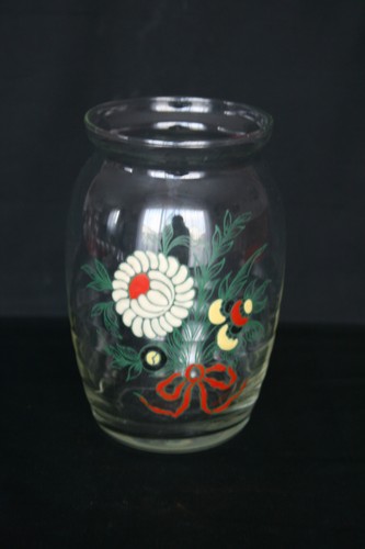 Vase transparent avec motif - ,