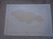 CARTE MARINE SHOM / Antilles - La Jamaïque  1977