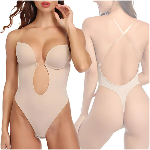 Robe string beige - , gainante