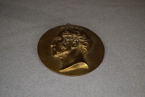 Medaillon rond bronze auber - rond,
