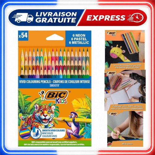 Crayons couleur bic - de,