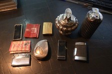 lot de 8  BRIQUETS -RONSON metal argente 510grs- RONSON germany 233grs - etc etc