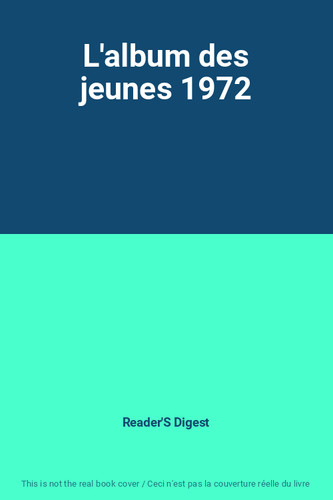 Album des jeunes 1972 - jeunes,