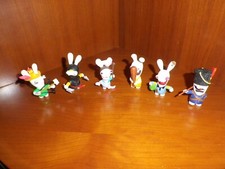 6 Figurines Lapins cretins