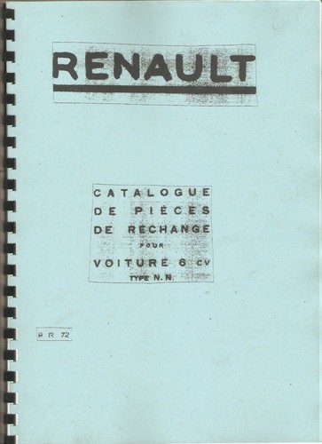 Catalogue piéces pour - catalogue,