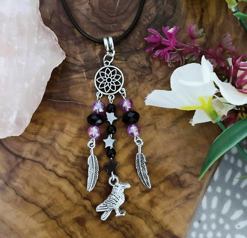 Collier attrape rêves - collier, attrape-rêves