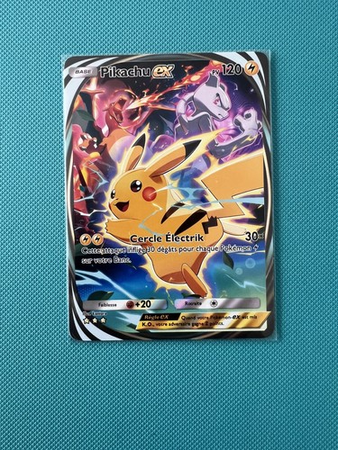 Carte fan art pikachu tcgp - carte, ex