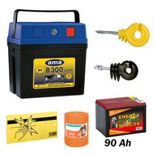 Ensemble Kit Clôture Électrique Pour Animaux Et Sauvages Energizer Ama