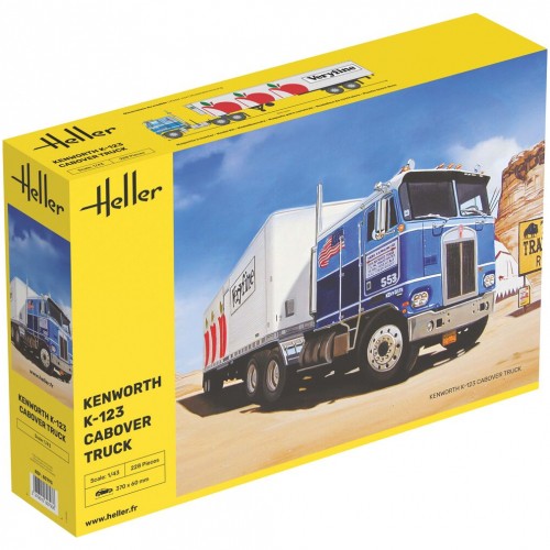 Heller kenworth 123 cabover - heller,