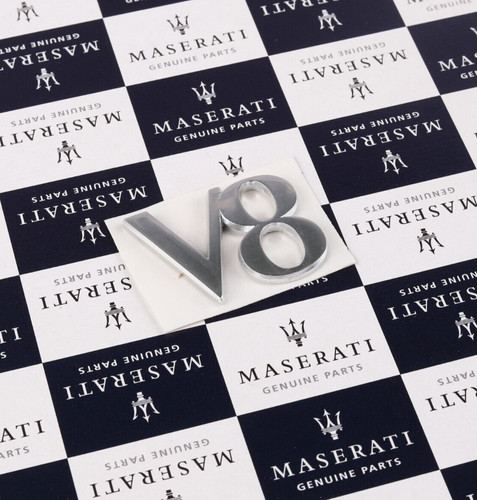 Emblème badge maserati v8 - de,