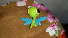 PETSHOP libellule verte aux ailes bleues - Hasbro 2006 - aimantée