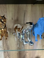 Statue L'ours silver de