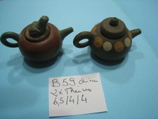 MINIATURE lot de 2 théières