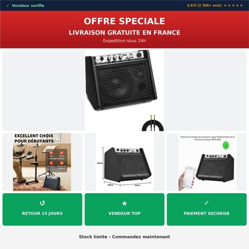 Coolmusic dm20 ampli moniteur - ampli,