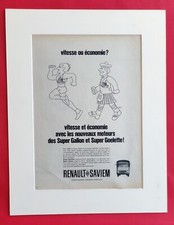 Publicité de presse: 1969 Automobile RENAULT SAVIEM Super GALION Super GOELETTE