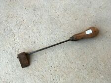 (n°19) OLD TOOL / outil ancien, fer à souder tête en cuivre 