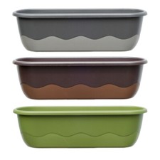 Balconnière Bacs à Fleurs Avec Irrigation Mareta Avec Indicateur de Niveau D'Eau