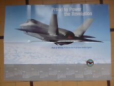 POSTER CALENDAR 2006 PRATT & WHITNEY F135 ENGINE F-35 JOINT STRIKE FIGHTER