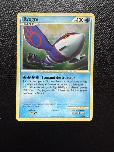 Carte pokémon kyogre 95 - carte, 12/95