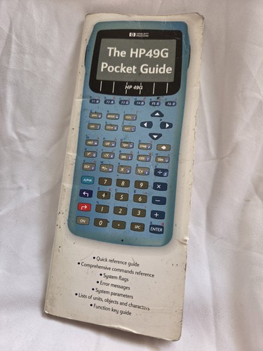 The hp49g pocket guide - pocket,