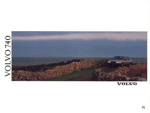 Catalogue brochure volvo 740 - volvo, /