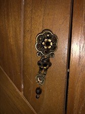 Michal Negrin boucles d'oreilles pendantes clips or lumineuses