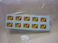 SET DE 2 PLANCHES DE 10 DECALQUES "ANGLES MORTS" pour miniatures au 1/43 et 1/50